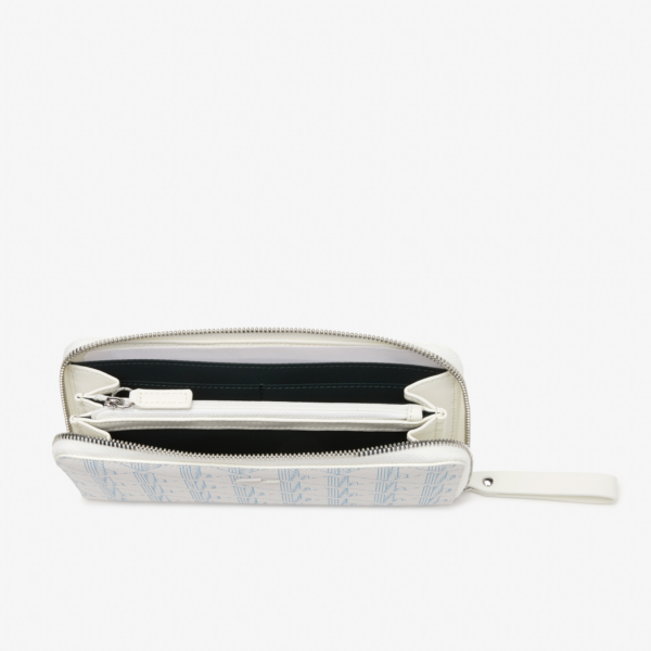 Vi Lacoste Monogram Zipper Long 'White' NF3958D53G-L58