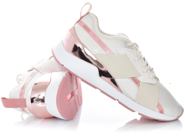 Giày Puma Wmns Muse X-2 Metallic 'Pastel Parchment Rose Gold' 370838-03 - Ảnh 4