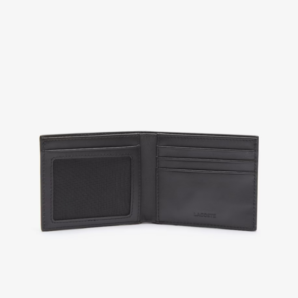 Vi Lacoste Fitzgerald Leather Bifold Wallet 'Black' NH1407F53G-000