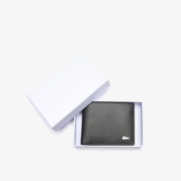 Vi Lacoste Fitzgerald Leather Bifold Wallet 'Black' NH1407F53G-000