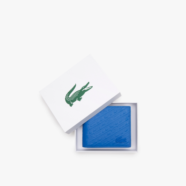 Vi Lacoste Logo Bifold Wallet 'Blue' NH4258F53G-L97