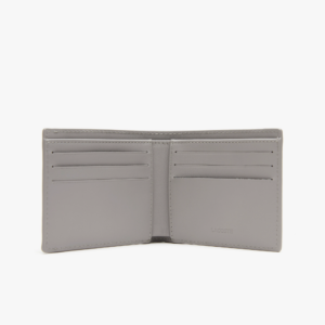 Vi Lacoste Color Lined Bifold Wallet 'Gray' NH4292F53G-L69