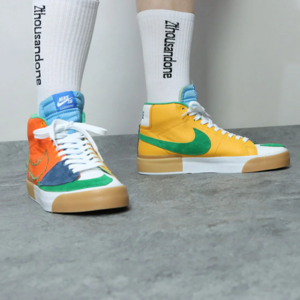 Giày Nike Zoom Blazer Mid Edge SB 'Multicolor' DA2189-800 - Ảnh 5