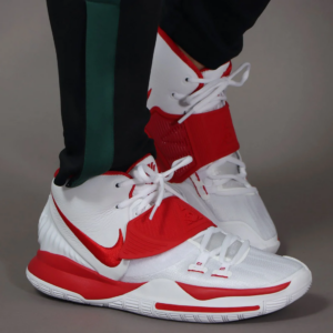 Alternative view of Giày Nike Kyrie 6 'White University Red' CZ4938-100