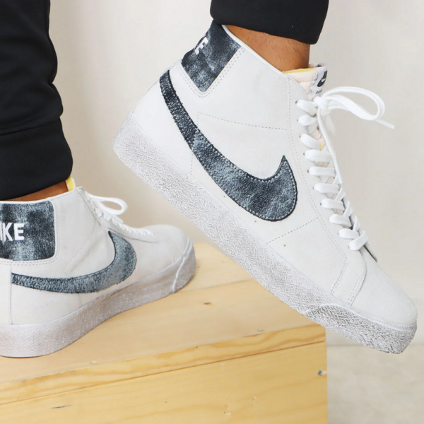 Giày Nike SB Blazer Mid Faded 'Grey Black' DA1839-002 - Ảnh 5
