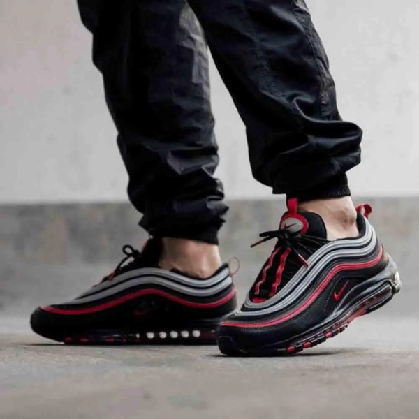 Giày Nike Air Max 97 'Black Red Silver' 921826-014 - Ảnh 4