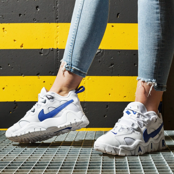 Giày Nike Air Barrage Low White Blue CK4355-100 - Ảnh 5