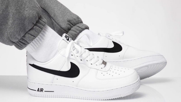 Giày Nike Air Force 1 Low White Black (2020) CJ0952-100 - Ảnh 7