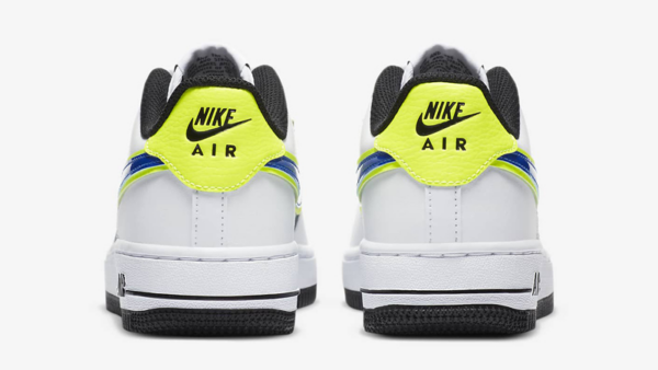 Giày Nike Air Force 1 07 GS Volt Racer Blue DB1555-100 - Ảnh 3