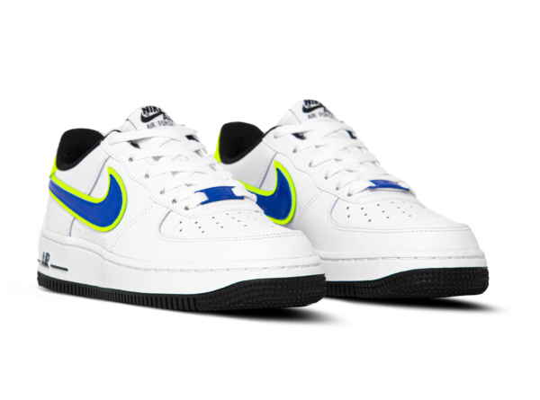 Giày Nike Air Force 1 07 GS Volt Racer Blue DB1555-100 - Ảnh 4