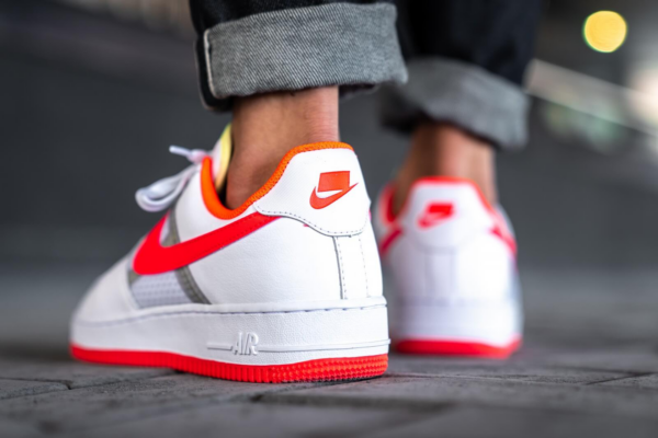 Giày Nike Air Force 1 Low 'Transparent White Crimson' CI0060-102 - Ảnh 4