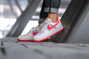 Alternative view of Giày Nike Air Force 1 Low 'Transparent White Crimson' CI0060-102