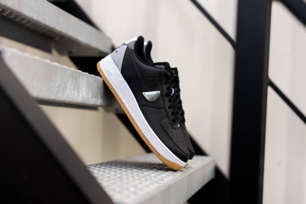 Giày Nike NBA x Air Force 1 07 LV8 Black Wolf Grey CT2298-001 - Ảnh 5