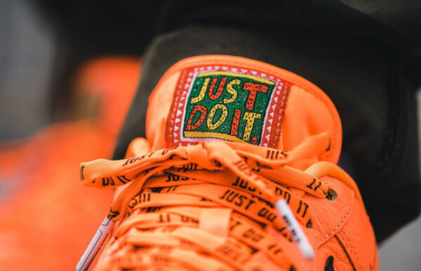 Giày Nike Air Force 1 '07 Premium Just Do It 'Total Orange' AR7719-800 - Ảnh 4