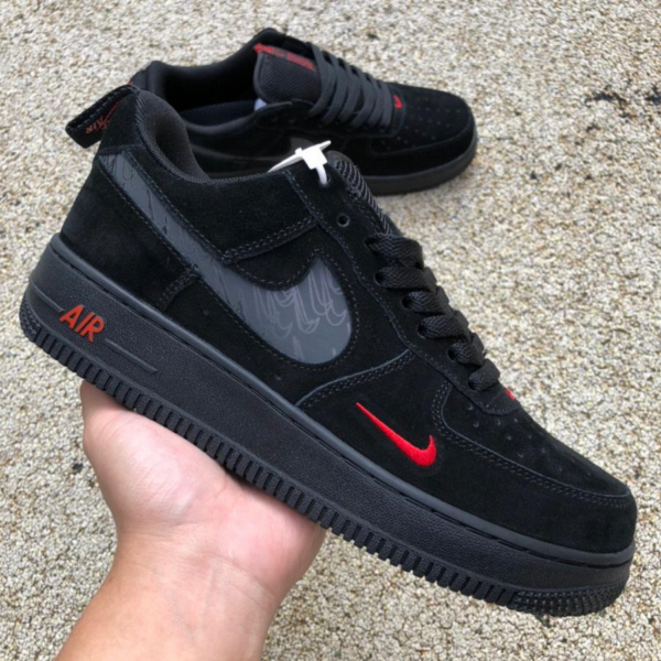 Giày Nike Air Force 1 Low 'Black Orange' DZ4514-001 - Ảnh 2