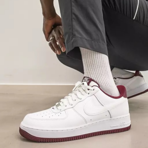 Alternative view of Giày Nike Air Force 1 Low '07 'White Dark Beetroot' DH7561-106