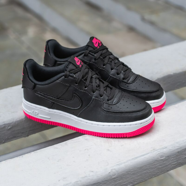 Giày Nike Air Force GS 'Black Hyper Pink' DB4545-005 - Ảnh 5