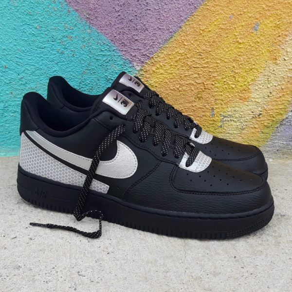Giày Nike 3M x Air Force 1 '07 LV8 'Black' CT2299-001 - Ảnh 8