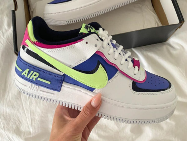 Giày Nike Air Force 1 Shadow Sapphire CJ1641-100 - Ảnh 5