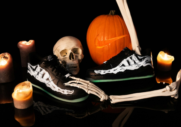 Giày Nike Air Force 1 '07 QS 'Black Skeleton' BQ7541-001 - Ảnh 5