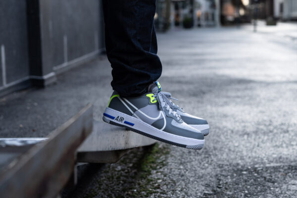 Giày Nike Air Force 1 React 'Wolf Grey' CD4366-002 - Ảnh 3