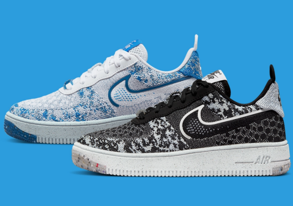 Giày Nike Air Force 1 Crater Flyknit Oreo DM1060-001 - Ảnh 5