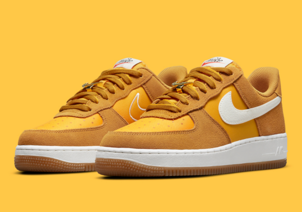 Giày Nike Wmns Air Force 1 '07 SE 'First Use University Gold Gum' DA8302-700 - Ảnh 9