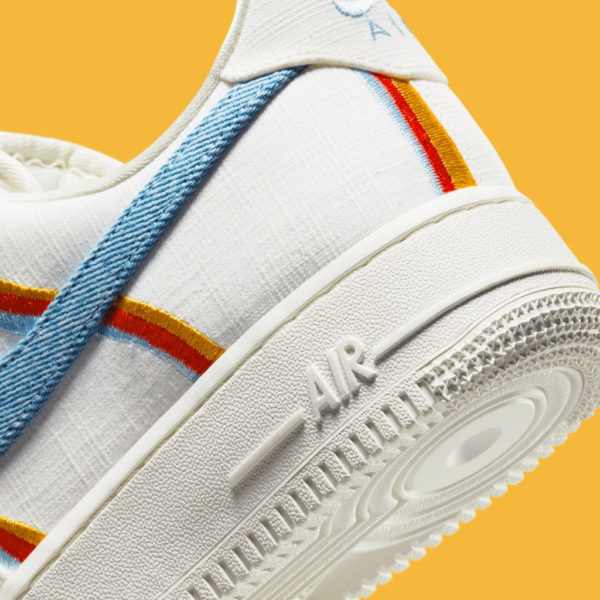 Giày Nike Wmns Air Force 1 Low 'Sail Denim Swoosh' DJ4655-133 - Ảnh 2