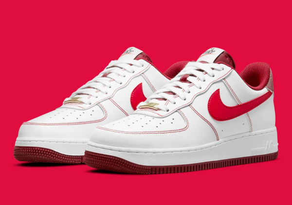 Giày Nike Air Force 1 '07 First Use White Team Red DA8478-101 - Ảnh 8