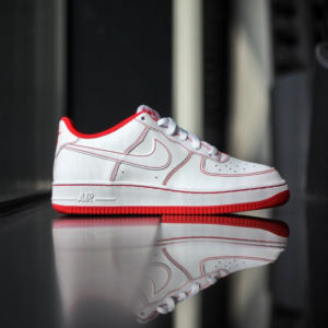 Alternative view of Giày Nike Air Force 1 GS 'University Red' CW1575-100