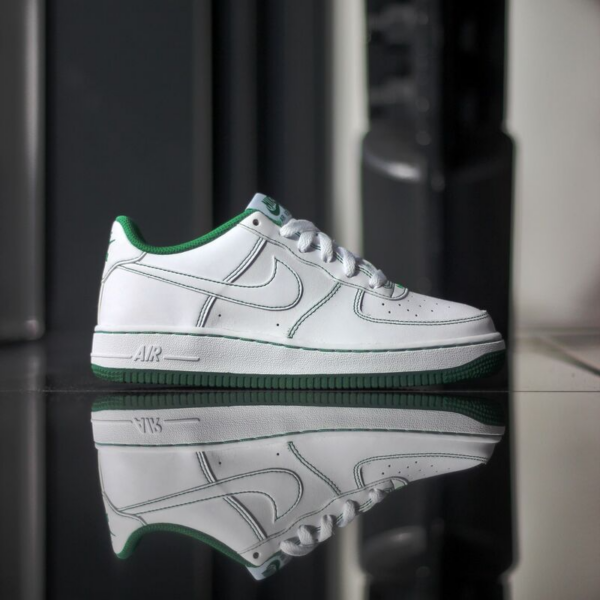 Giày Nike Air Force 1 '07 Low GS 'Contrast Stitch Green' CW1575-103 - Ảnh 2