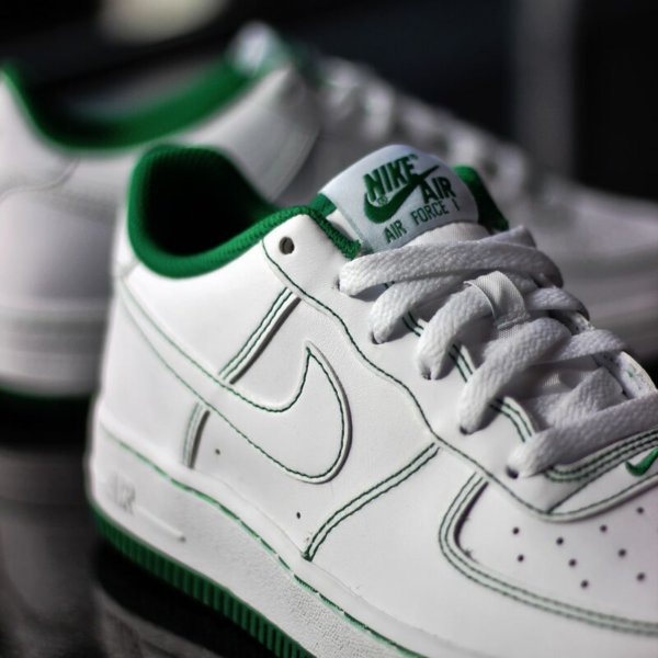 Giày Nike Air Force 1 '07 Low GS 'Contrast Stitch Green' CW1575-103 - Ảnh 6