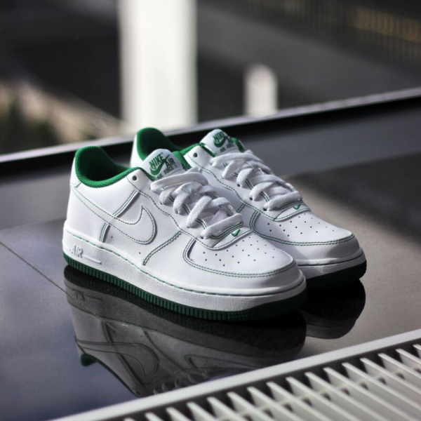 Giày Nike Air Force 1 '07 Low GS 'Contrast Stitch Green' CW1575-103 - Ảnh 4