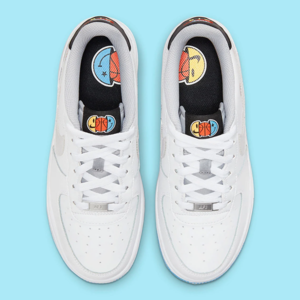 Giày Nike Air Force 1 LV8 1 GS 'Happy Hoops' DM8088-100 - Ảnh 3