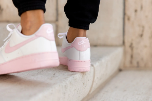 Giày Nike Air Force 1 GS 'White Pink Foam' CV7663-100 - Ảnh 5