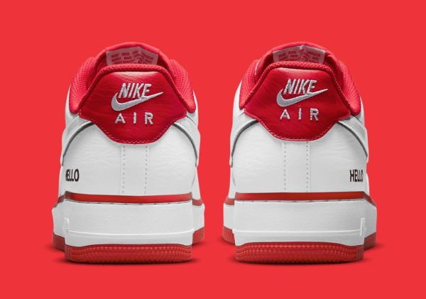 Giày Nike Urbanstar x Air Force 1 'White University Red' CZ0327-100 - Ảnh 6