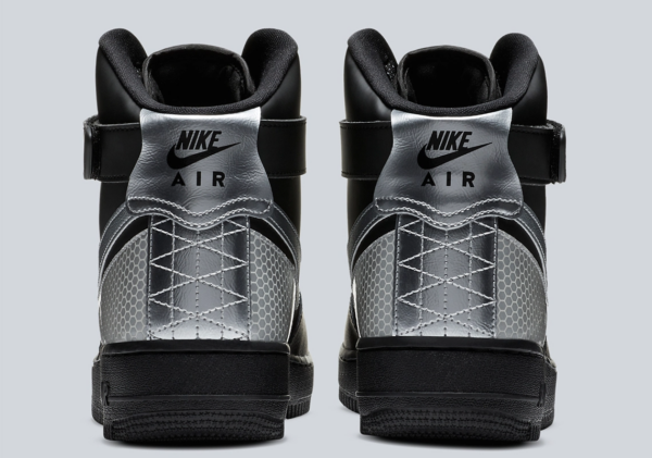 Giày Nike 3M x Air Force 1 High 'Black' CU4159-001 - Ảnh 6