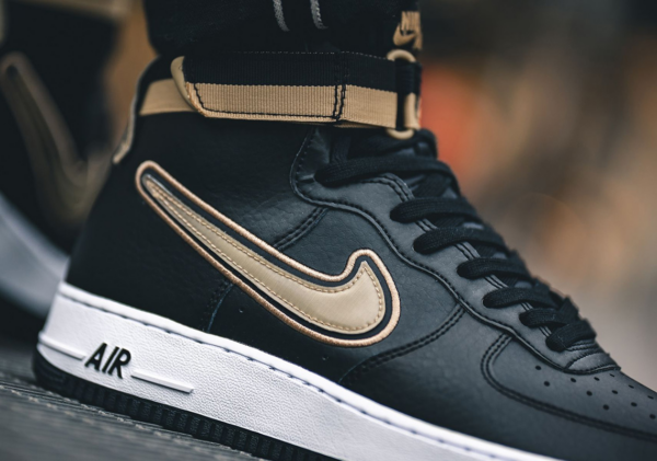 Giày Nike NBA x Air Force 1 High '07 LV8 Sport 'Metallic Gold' AV3938-001 - Ảnh 5