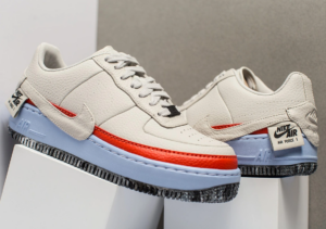 Giay Nike Air Force 1 Jester XX 'Light Bone Team Orange' AT2497-002
