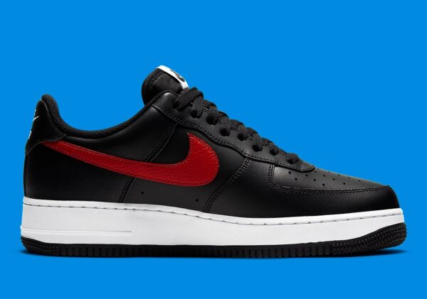 Giày Nike Air Force 1 '07 'Mismatch Swooshes Black' CT2816-001 - Ảnh 3