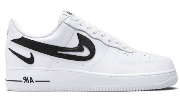Giày Nike Air Force 1 Low Cut Out White Black  DR0143-101