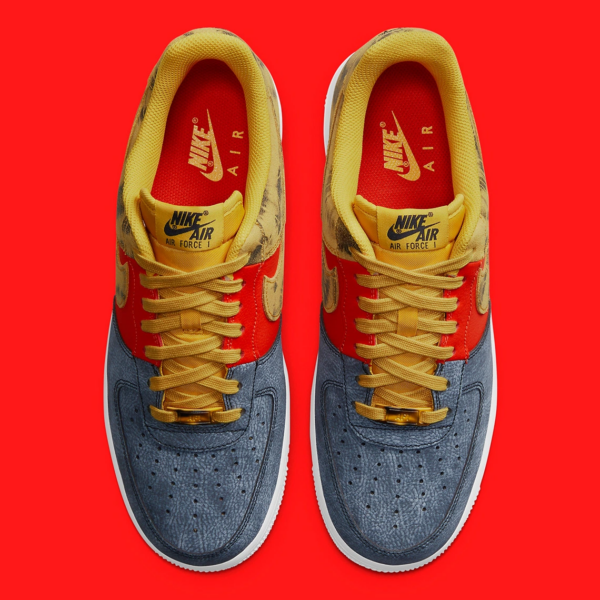 Giày Nike Air Force 1 '07 LV8 'Dark Sulphur Tie-Dye' CZ0337-700 - Ảnh 3