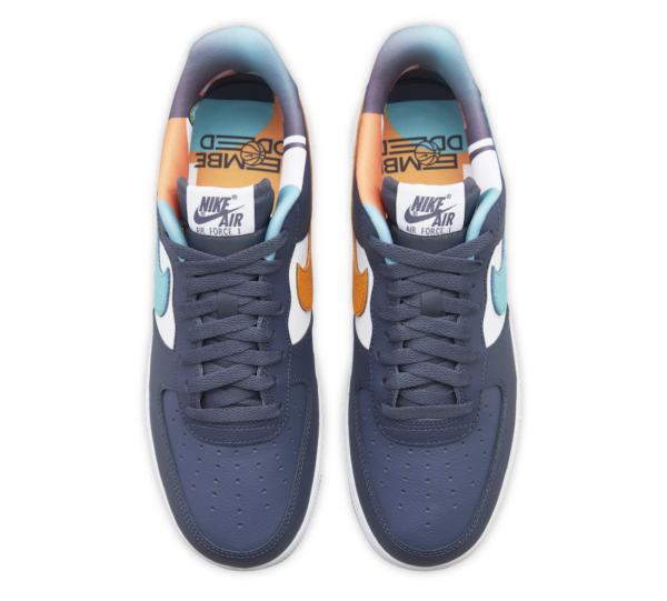 Giày Nike Air Force 1 Low EMB 'Thunder Blue' DM0109-400 - Ảnh 9