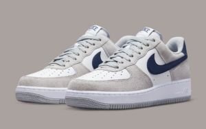 Giay Nike Air Force 1 '07 'Light Smoke Grey Navy' FD9748-001