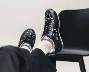 Alternative view of Giày Nike Air Force 1 Low '07 LV8 Hangul Day Black DO2704-010