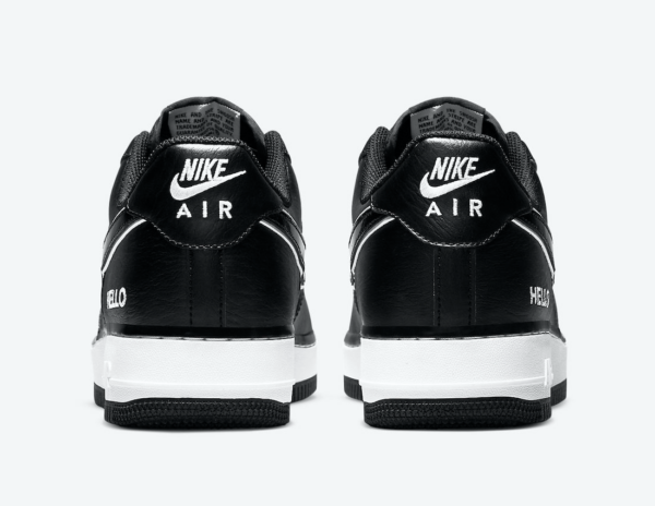 Giày Nike Urbanstar x Air Force 1 '07 LX 'HELLO Pack Black' CZ0327-001 - Ảnh 5