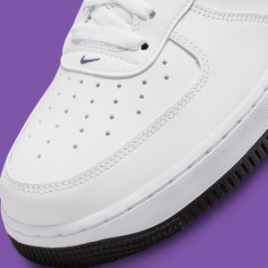 Alternative view of Giày Nike Air Force 1 Low 'Hoops White Purple'