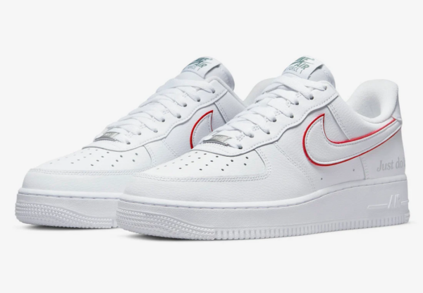 Giày Nike Air Force 1 Low Just Do It White Red DQ0791-100 - Ảnh 4