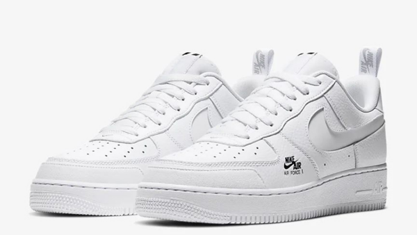 Giày Nike Air Force 1 GS Mini Logo CV9604-100 - Ảnh 2