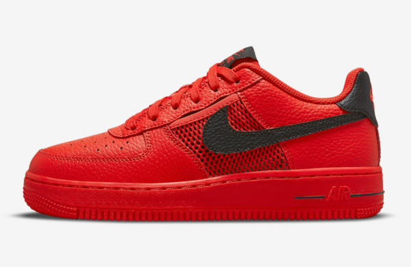 Giày Nike Air Force 1 Low Mesh Pocket 'Habanero Red' - Ảnh 5